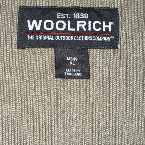 Woolrich Vintage Men’s Wool Navy Blue Bomber Jacket XLarge Warm Winter Coat - Picture 5 of 16